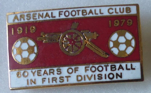 Arsenal football enamel - football,