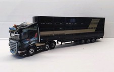 CC13734 CORGI BLACK SCANIA R470 & LIVESTOCK TRAILER JOHN HULSTON 1:50 SCALE ?