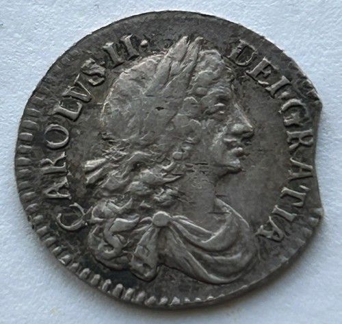 1676 charles silver maundy - silver,