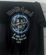 MOTORHEAD 2012 TOUR SHIRT Rare