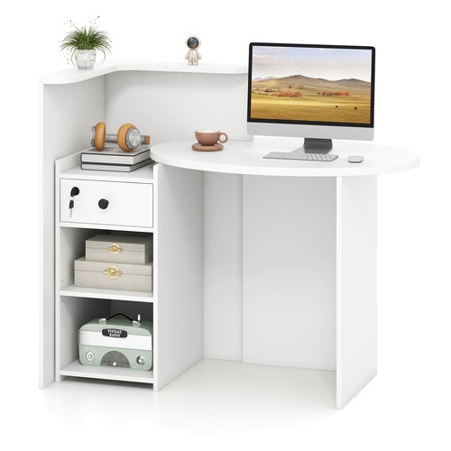 Reception desk cashier counter - desk,