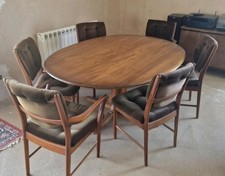 Ercol oval dining table - oval, 6