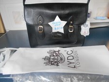 LYDC Large satchel type hand bag black new with tags and dust bags