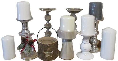 Selection church candles - church,