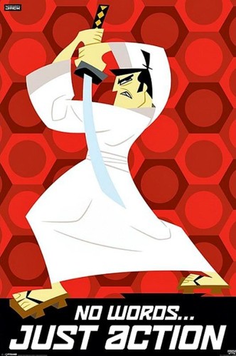 Samurai jack words just - jack, :