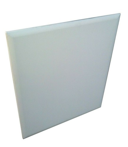 Beveled edge matt - beveled, white