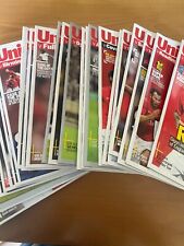 Manchester United Home Football Programmes 2007/2008 #69 - select from dropdown