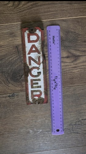 Vintage red danger - vintage,