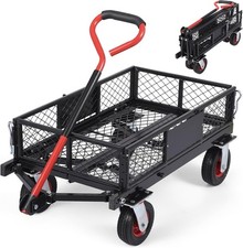Metal Utility Garden Carts and