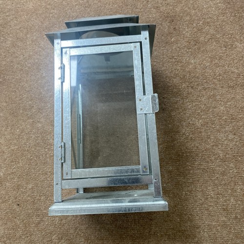 Silver lantern with handle - with,