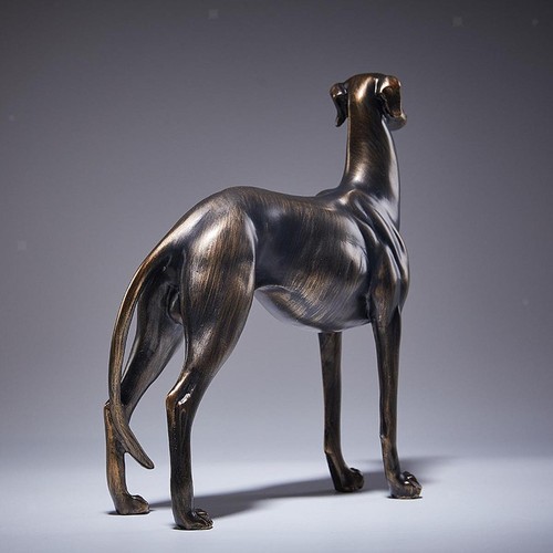 Greyhound dog statue resin - dog,