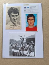 JIM BAXTER RANGERS HALL OF FAME LEGEND HAND-SIGNED PHOTOCARD (1)