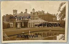 REAL PHOTO POSTCARD THORPE ABBOTTS PLACE LOST DEMOLISHED COUNTRY HOUSE NORFOLK