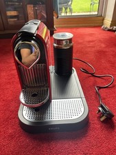 Krups Citiz Nespresso Red XN 7305 Espresso Pod Coffee Machine with Milk Frother