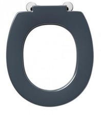 Armitage Sandringham 21 Toilet Seat Top Fix Carcoal, Retaining Buffers E908601