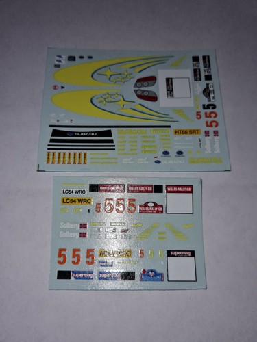 Decal racing43 subaru - 1:43, racing43: