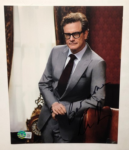 Colin firth signed 8x10 - colin,