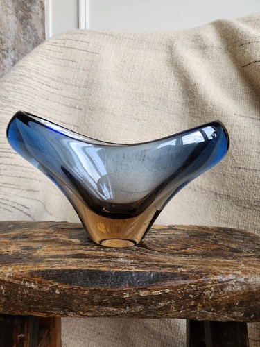 Studio glass czech bowl vase - studio,