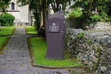 Photo A3 Memorial to the Great Strike in Penrhyn Slate Quarry Bethesda/ c2015