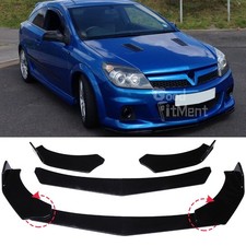 Glossy Black Front Bumper Lip
