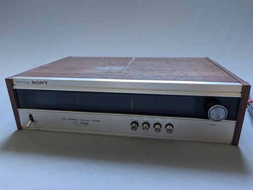 Vintage sony 5066 tuner fm - st-5066,