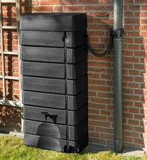 276 Litre Black Wall Tank with