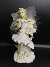 Fairy Figurine & Flowers Ornament Resin 18cm