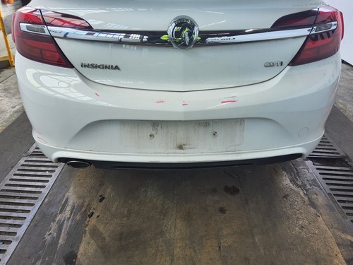 Rear bumper white vauxhall - white,