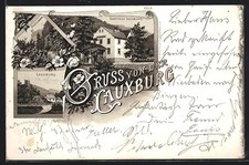 Lithograph Lorch / Rhine