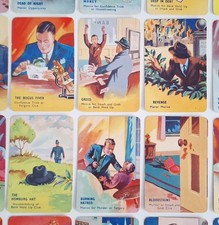 Vintage Card Game Pepys Series I Commit Complete Set With Instructions
