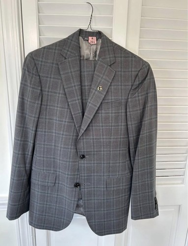 Ted baker suit gray - gray, blue