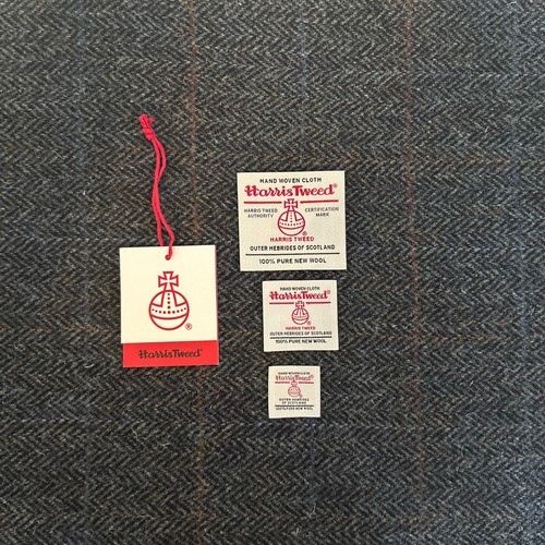 Harris tweed fabric 106x78cm - tweed,