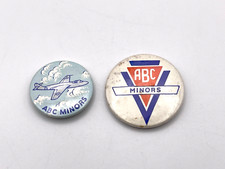Vintage ABC Minors Cinema 1950's  (Childrens Club) Badges