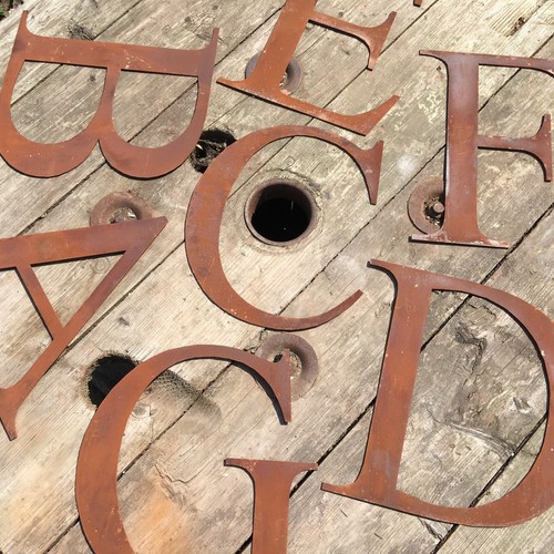 Industrial letters - industrial,
