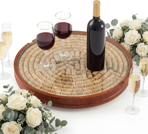 Wooden wine cork - wooden,