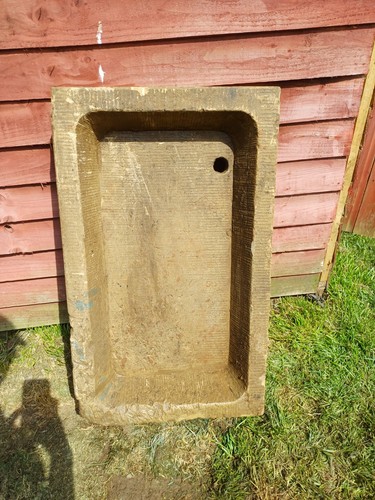Natural stone trough - stone, trough/