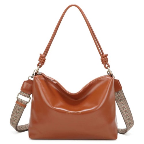 Women tan slouchy shoulder - women’s,