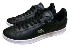 Men's Lacoste Carnaby Pro Black 23 Leather Trainers VGC