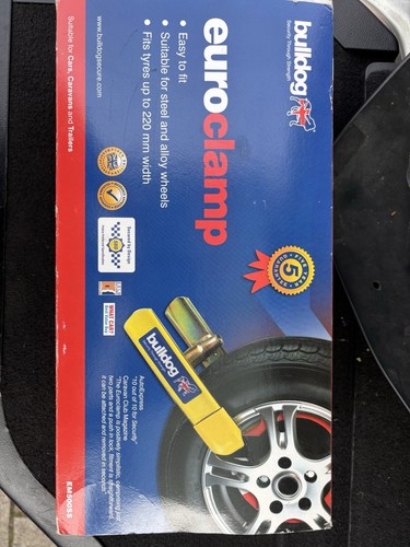 Bulldog wheel clamp - used, heavy