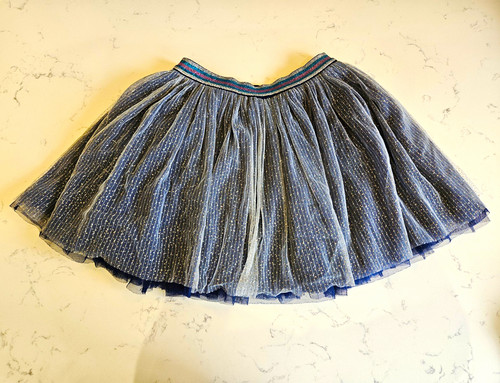 Girls blue tulle - m&s,