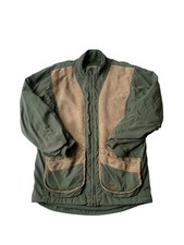 Musto Clay Shooting Jacket Mens Small Green Moleskin Zip Up