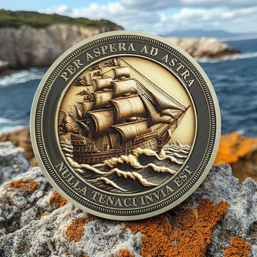 Motivational challenge coin - motivational,
