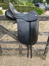 17 1/2" Black dressage saddle  by Optimum Performance 