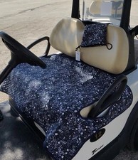 Golf Cart Seat Cover Universal Fit  Size 51x31 Includes drawstring Matching Bag