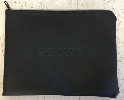 Shure leather mic - mic, pouch