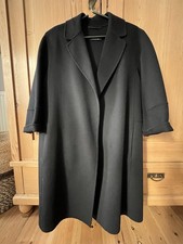 Max Mara short  Black Wool Coat Size 6