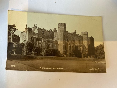 The castle wadhurst postcard - castle,,