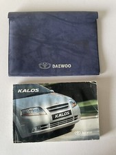 DAEWOO KALOS OWNERS  HANDBOOK MANUAL & WALLET 2002 TO 2005 MODEL YEARS