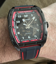 Mark Fairwhale Automatic Tonneau Red and Black watch