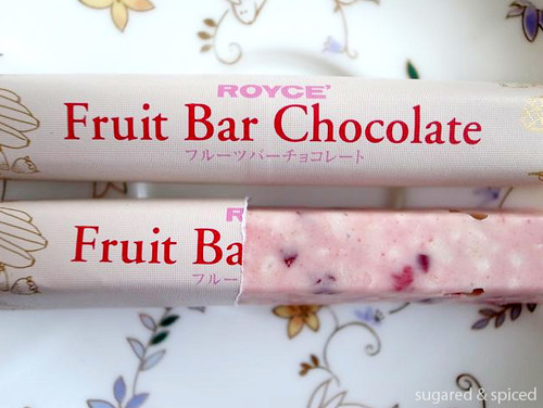 Royce fruits bar chocolate - fruits,